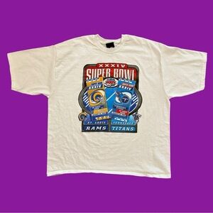2000 Super Bowl XXXIV Rams vs. Titans Tee